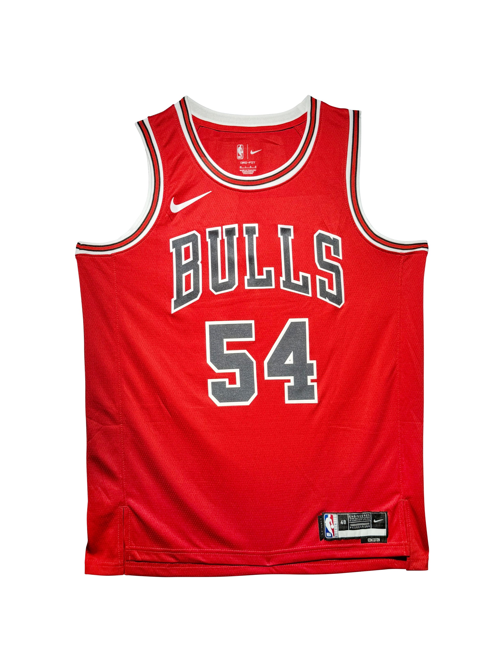Maillot Authentique Domicile Chicago Bulls  signe par Horace Grant certifie par Beckett authentic-signatures