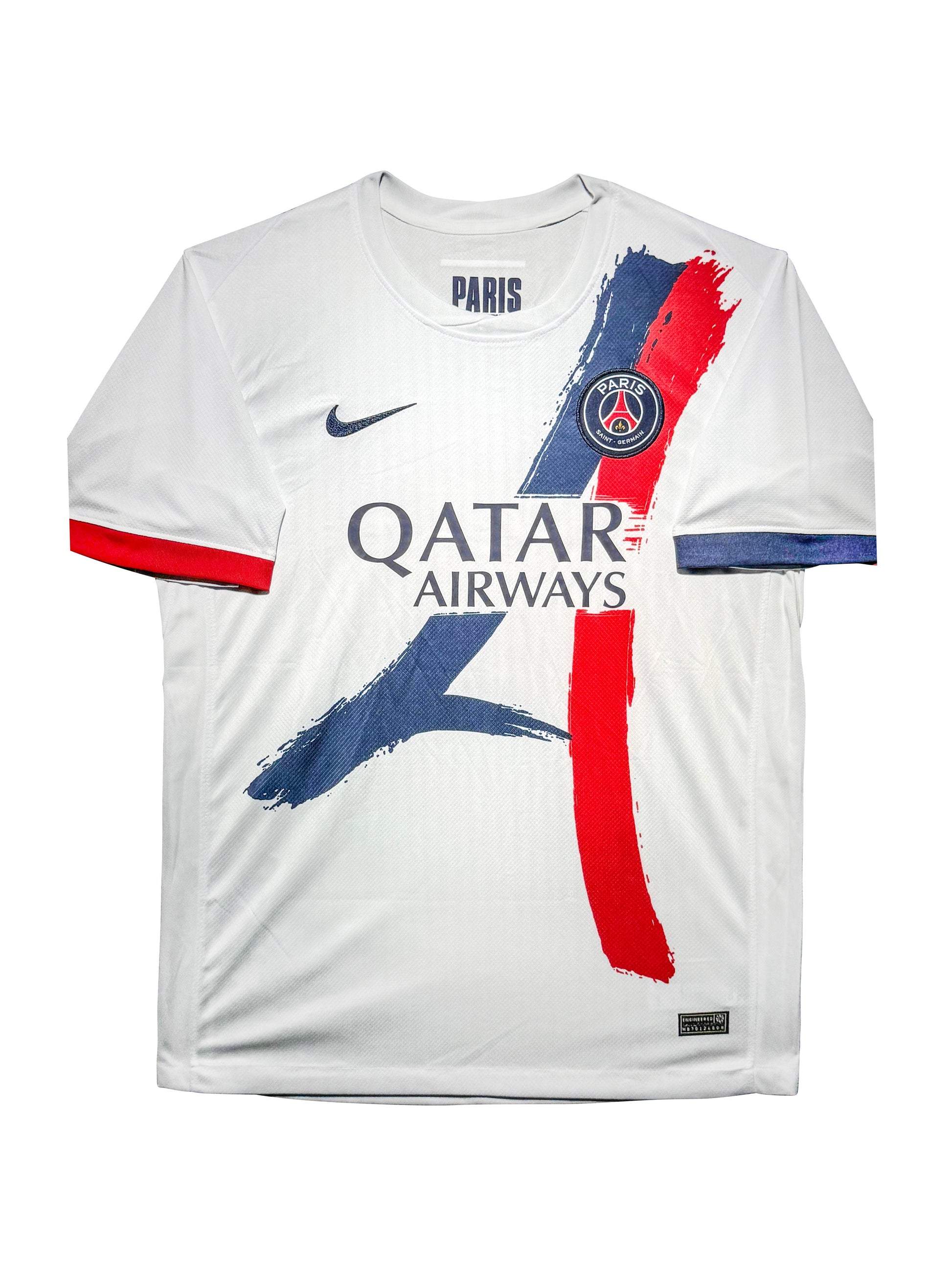Maillot Exterieur signe par Bradley BARCOLA Paris Saint Germain 2024-25 Certifié par Beckett authentic-signatures