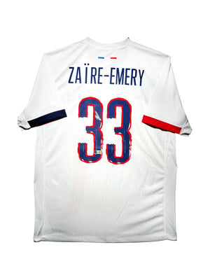 Maillot Exterieur signe par ZAIRE-EMERY Paris Saint Germain 2024-25 Certifié par Beckett authentic-signatures