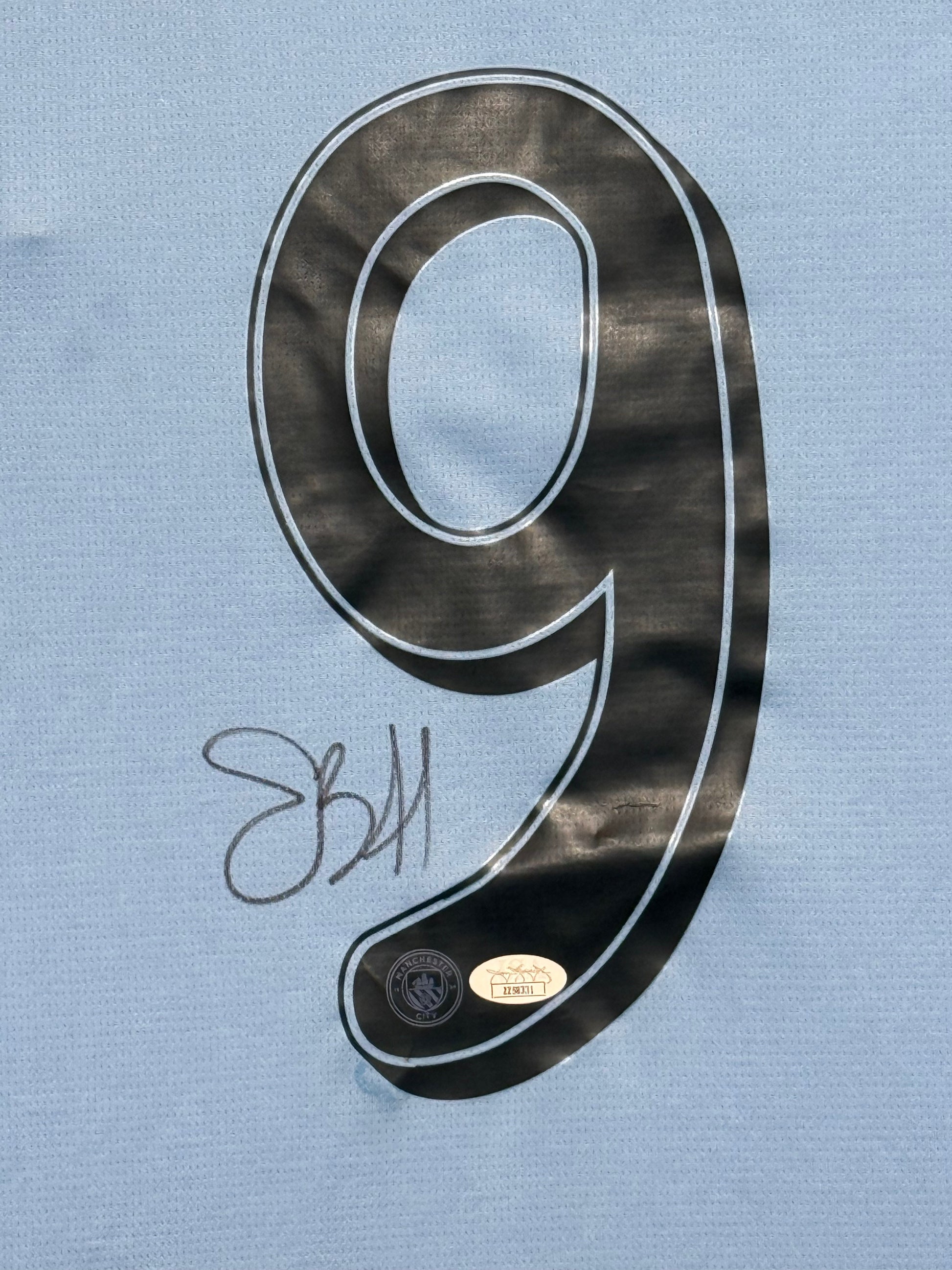Maillot Authentique Manchester City signé par Erling Haaland et certifié par Beckett authentic-signatures