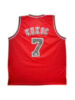 Maillot Custom Domicile Chicago Bulls  signe par Tony Kukoc certifie par JSA authentic-signatures