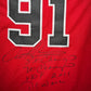 Maillot Stats Manuelles Custom Domicile Chicago Bulls  signe par Dennis Rodman certifie par Beckett authentic-signatures