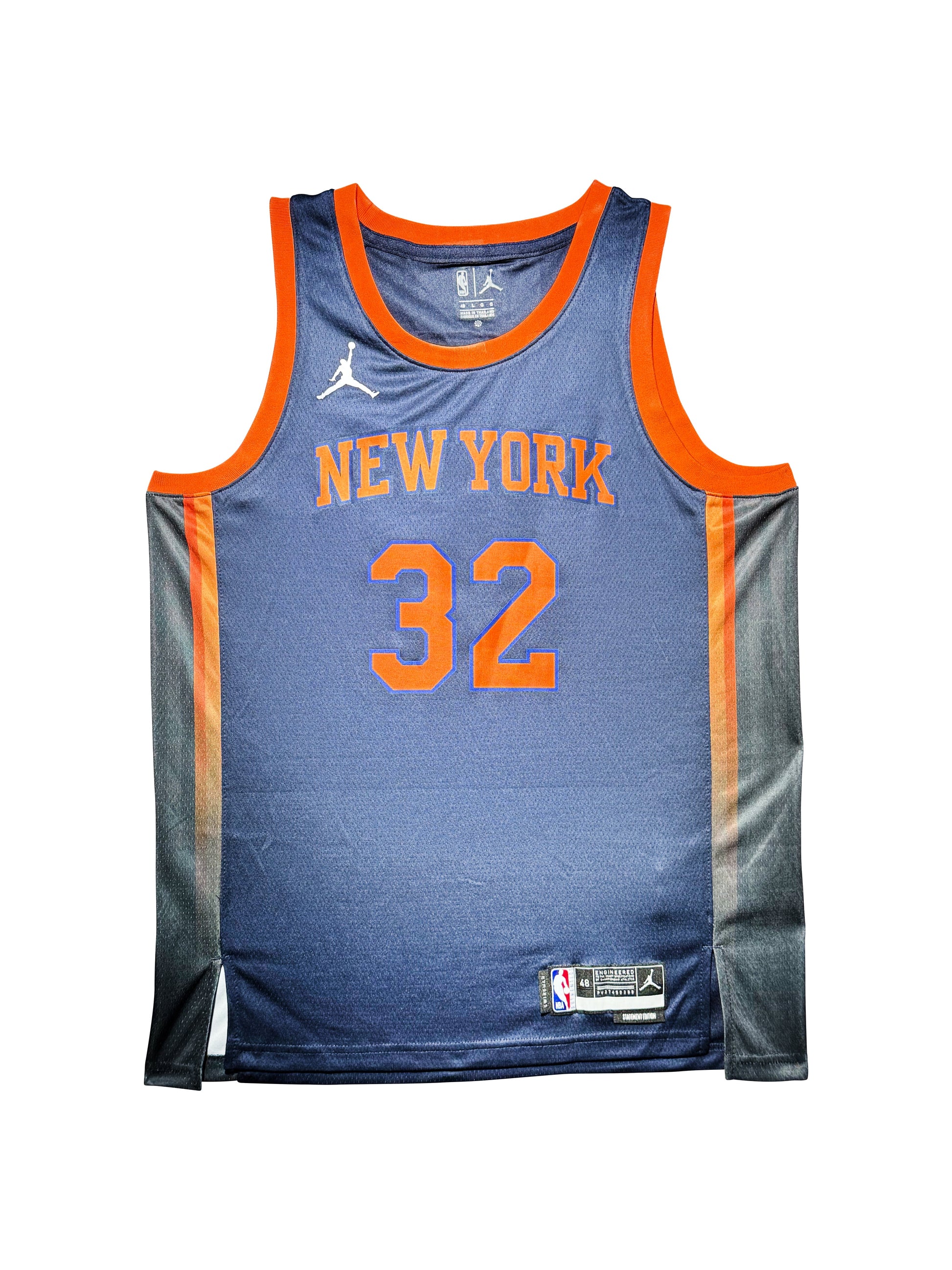 Maillot Authentique Exterieur New York Knicks signe par Karl-Anthony Town certifie par Beckett authentic-signatures