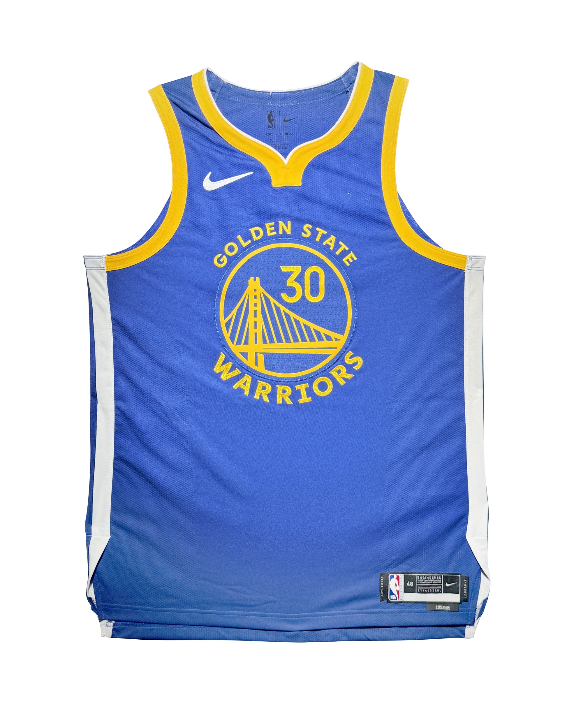 Maillot AuthentiqueGolden Sate Warriors signe "HUMAN TORCH" par Stephen Curry et certifie par Beckett et Stephen Curry authentic-signatures