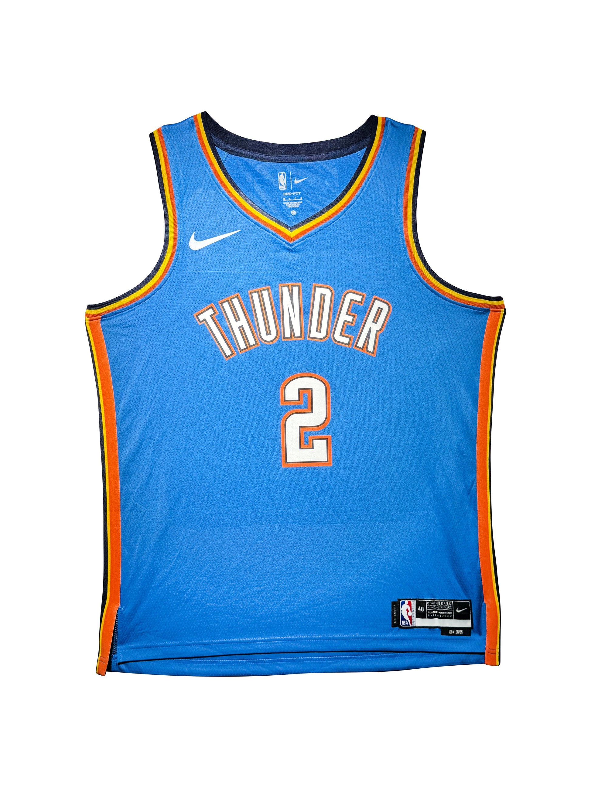 Maillot Authentique Domicile  OKC Thunder signe par Shai Gilgeous Alexander certifie par JSA authentic-signatures