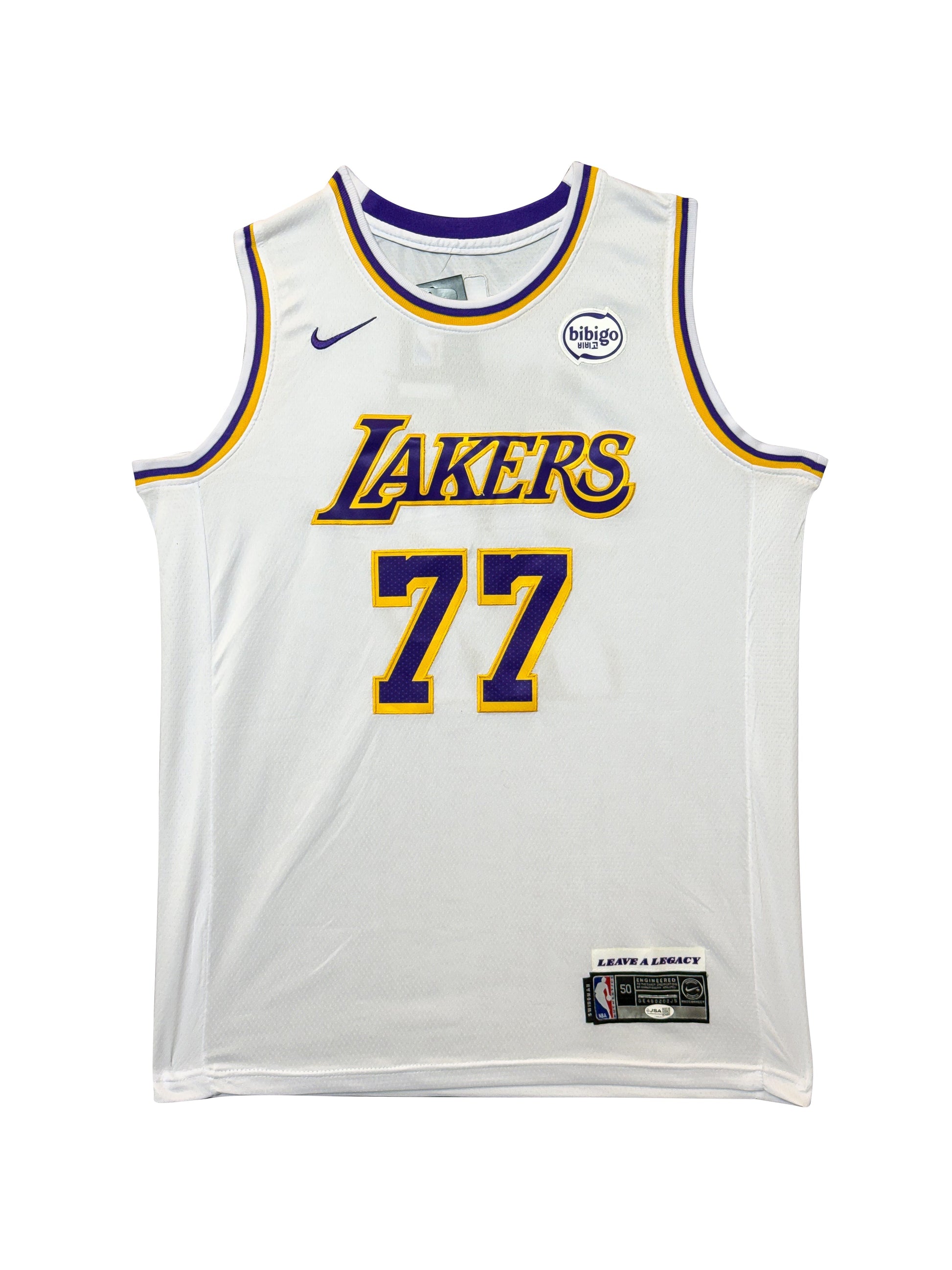 Maillot Swingman Los Angeles Lakers signé par Luka DONCIC et certifié par JSA authentic-signatures