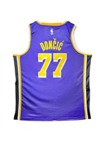 Maillot Authentique Exterieur Los Angeles Lakers signe par Luka Doncic certifie par PSA authentic-signatures