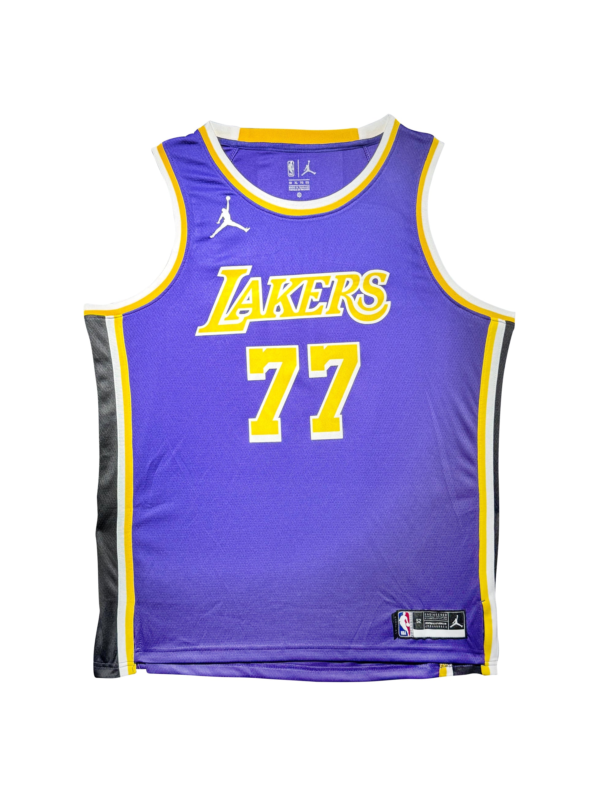 Maillot Authentique Exterieur Los Angeles Lakers signe par Luka Doncic certifie par PSA authentic-signatures
