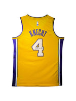 Maillot Authentique Domicile Los Angeles Lakers signe par Dalton Knecht certifie par JSA authentic-signatures