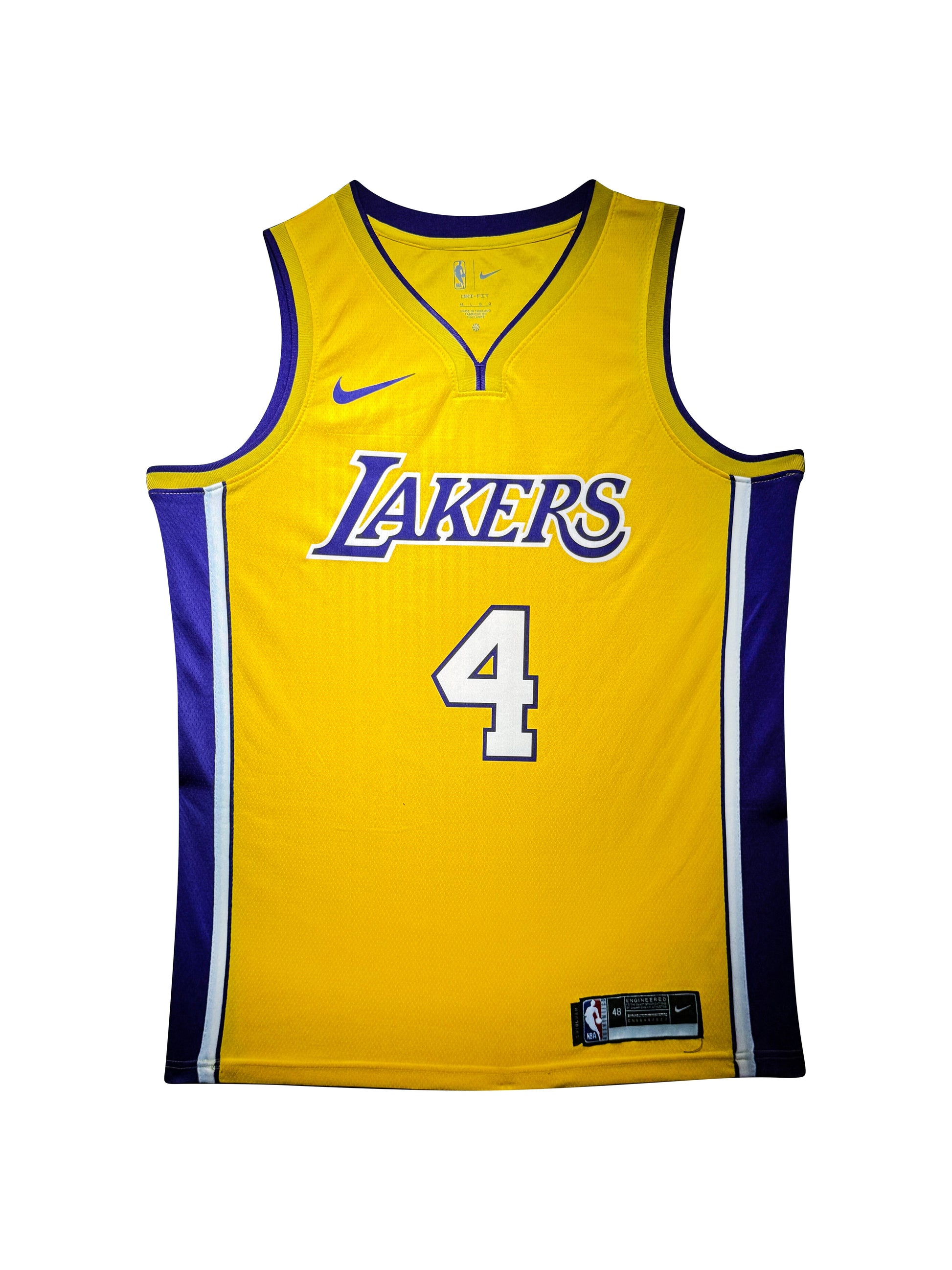 Maillot Authentique Domicile Los Angeles Lakers signe par Dalton Knecht certifie par JSA authentic-signatures