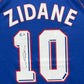 Maillot Authentique Equipe de France Finale Coupe du Monde 1998 signé par Zinedine Zidane et certifié par Beckett authentic-signatures
