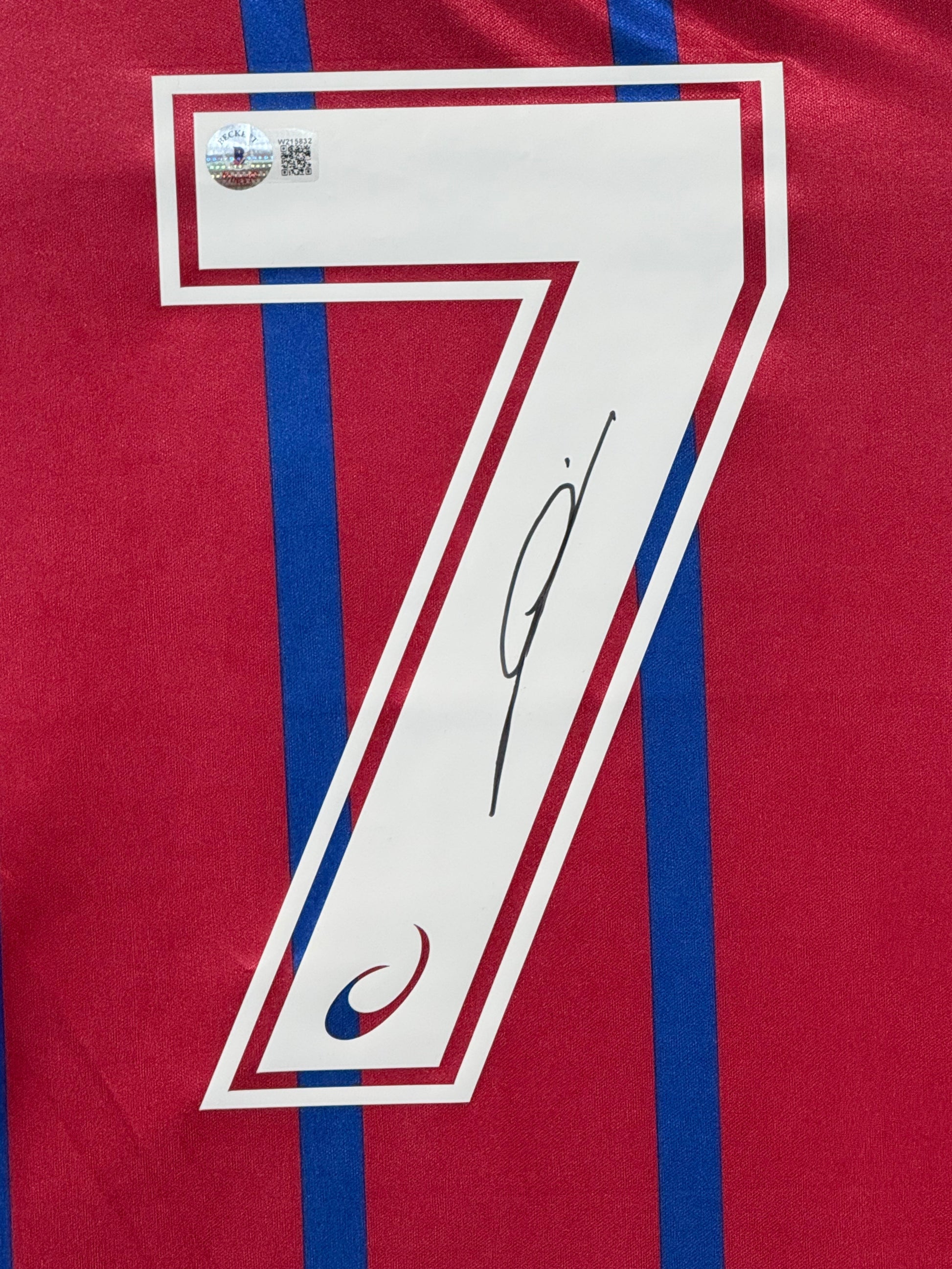 Maillot Authentique Girondins de Bordeaux signé par Zinedine Zidane et certifié par Beckett authentic-signatures