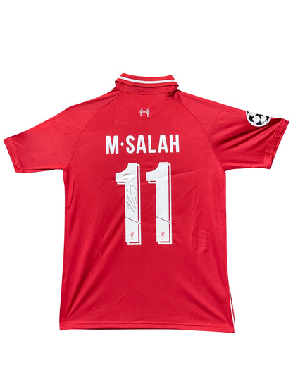 Maillot Authentique Liverpool FC signé par Mohammad Salah et certifié par Beckett authentic-signatures