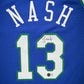 Maillot Authentique Mitchell and Ness Dallas Mavericks signe par Steve Nash et certifie par Beckett authentic-signatures