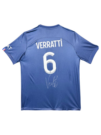 Maillot Authentique Paris Saint Germain signé par Marco Verratti er certifié par JSA authentic-signatures