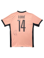 Maillot Authentique Paris Saint Germain signé par Desire Doue et certifié par JSA authentic-signatures