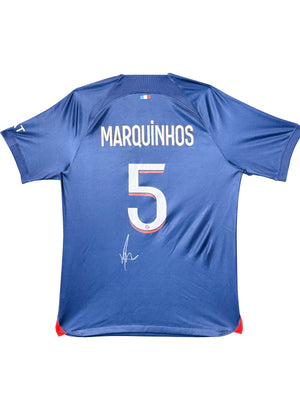 Maillot Authentique Paris Saint Germain signé par Marquinhos et certifié par JSA authentic-signatures