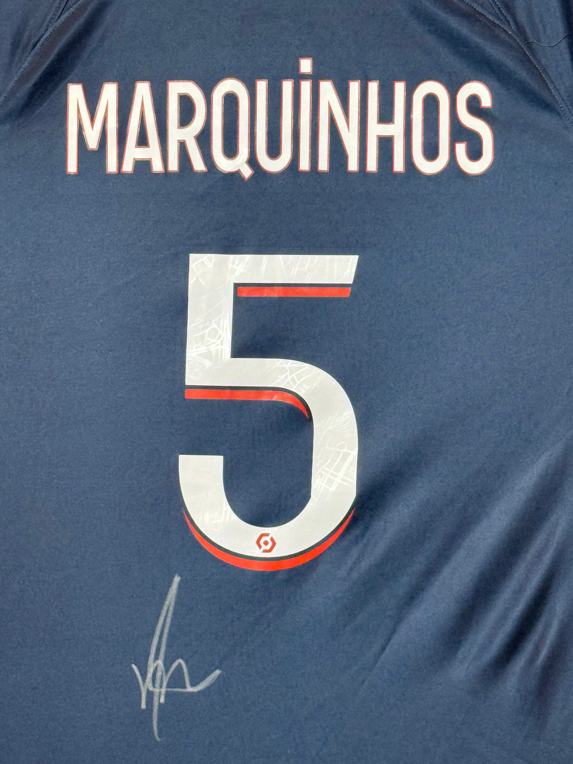 Maillot Authentique Paris Saint Germain signé par Marquinhos et certifié par JSA authentic-signatures