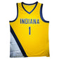 Maillot Custom Domicile Indiana Pacers signe par Obi Toppin certifie par Beckett authentic-signatures