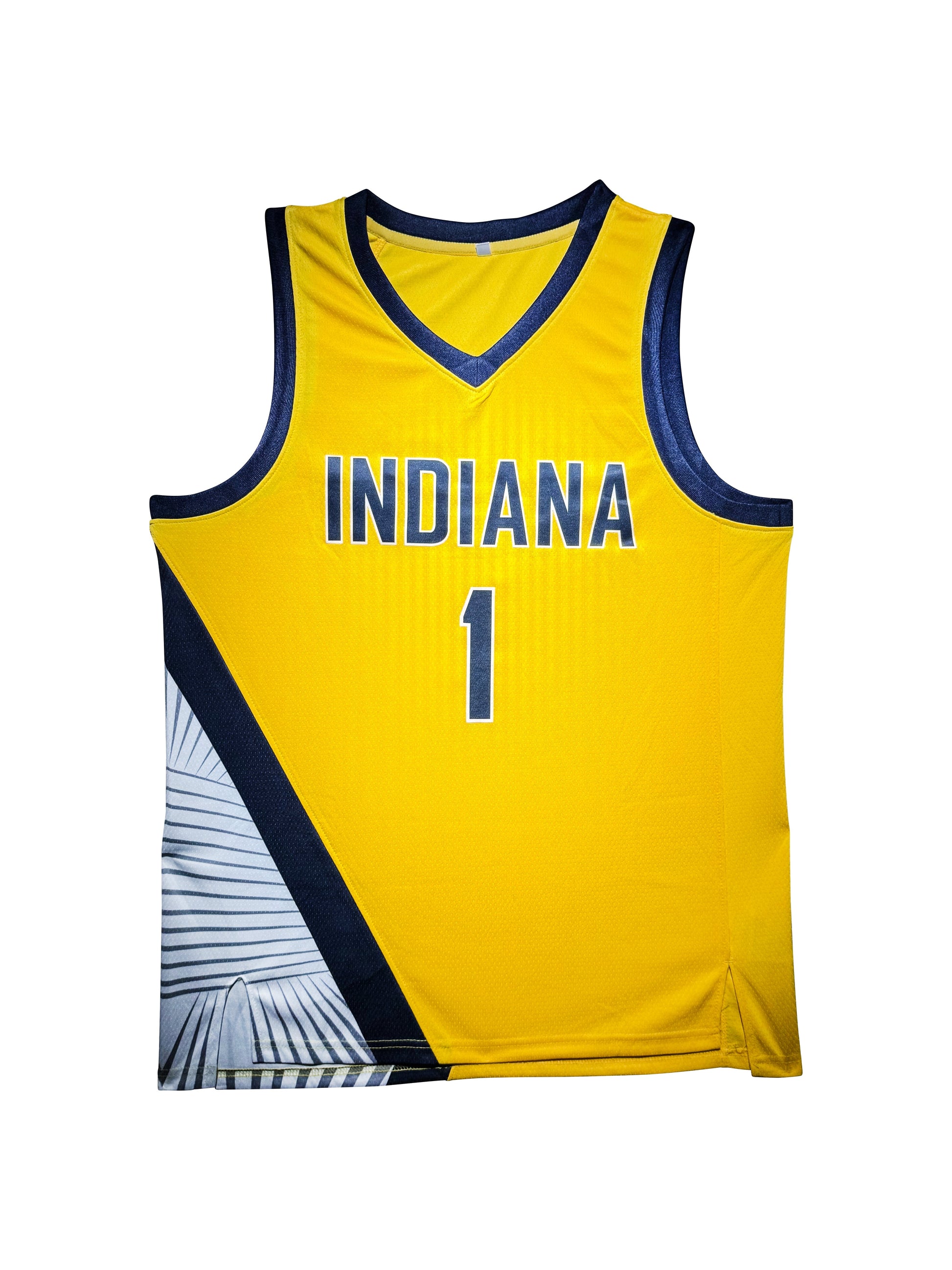 Maillot Custom Domicile Indiana Pacers signe par Obi Toppin certifie par Beckett authentic-signatures