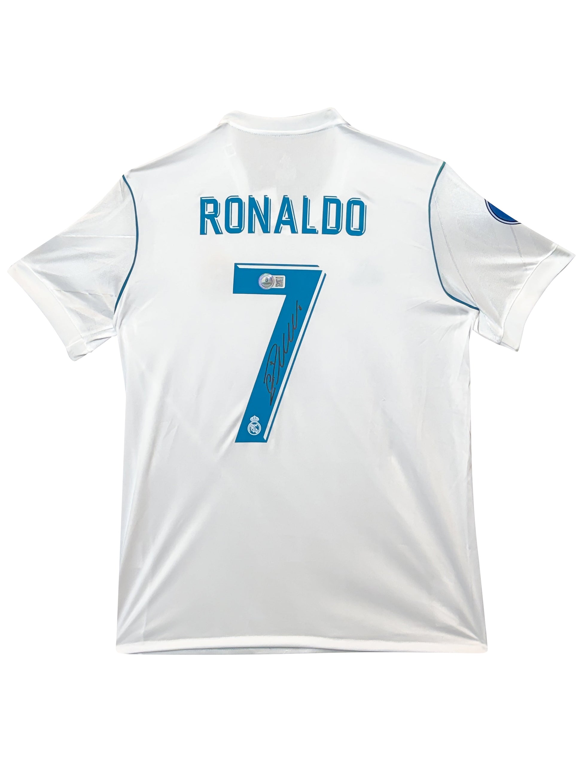 Maillot Authentique Real Madrid Finale Champions League 2018 signé par Cristiano Ronaldo certifié par Beckett authentic-signatures