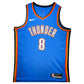Maillot Authentique Domicile OKC Thunder signe par Jalen Williams certifie par JSA authentic-signatures