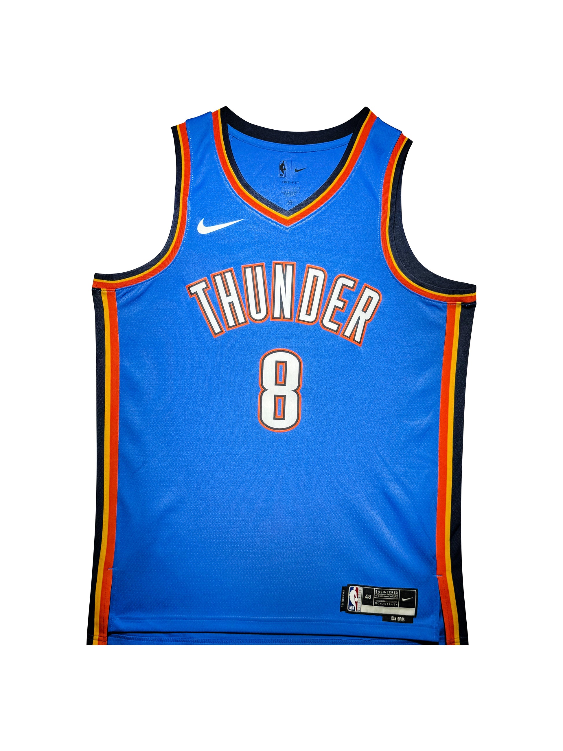 Maillot Authentique Domicile OKC Thunder signe par Jalen Williams certifie par JSA authentic-signatures
