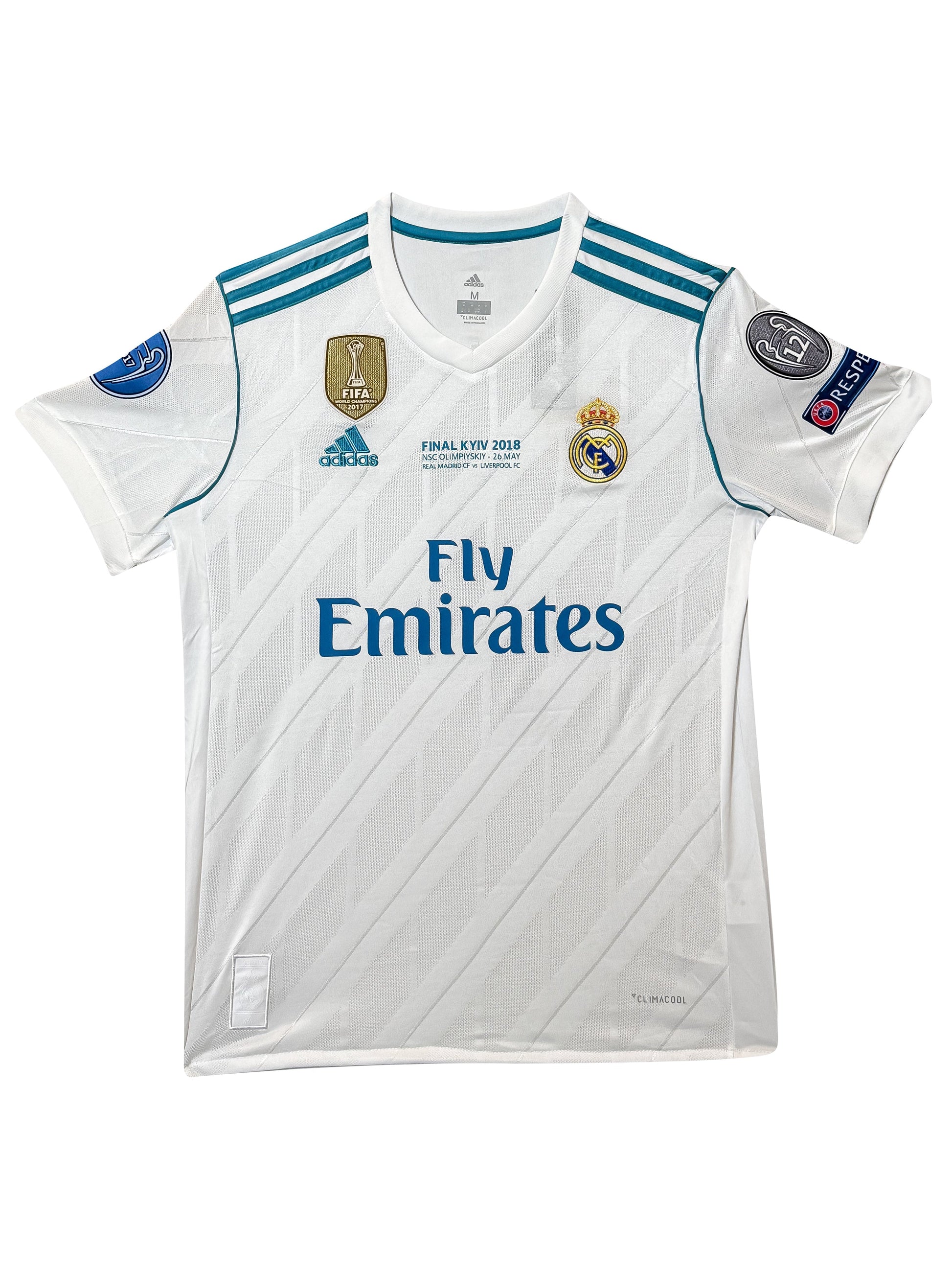 Maillot Authentique Real Madrid Finale Champions League 2018 signé par Cristiano Ronaldo certifié par Beckett authentic-signatures