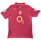 Maillot Authentique Arsenal Highbury saison 2005-2006 signé par Thierry Henry et certifié par Beckett authentic-signatures