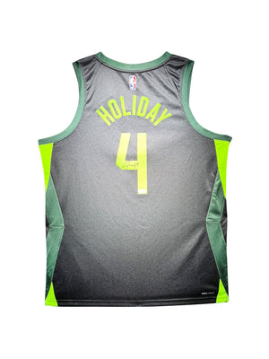 Maillot Authentique Exterieur Boston Celtics signe par Jrue Holiday certifie par JSA authentic-signatures