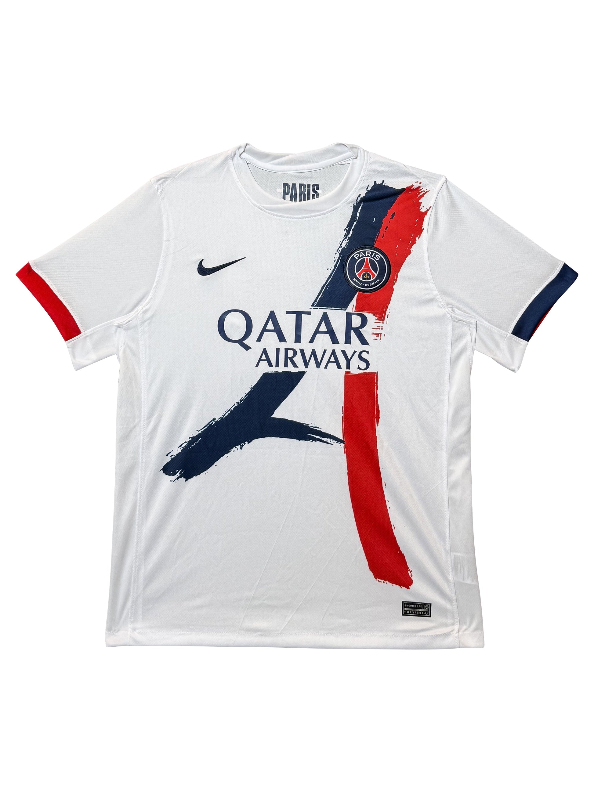 Maillot Authentique Paris Saint Germain signé par Desire Doue et certifié par JSA authentic-signatures