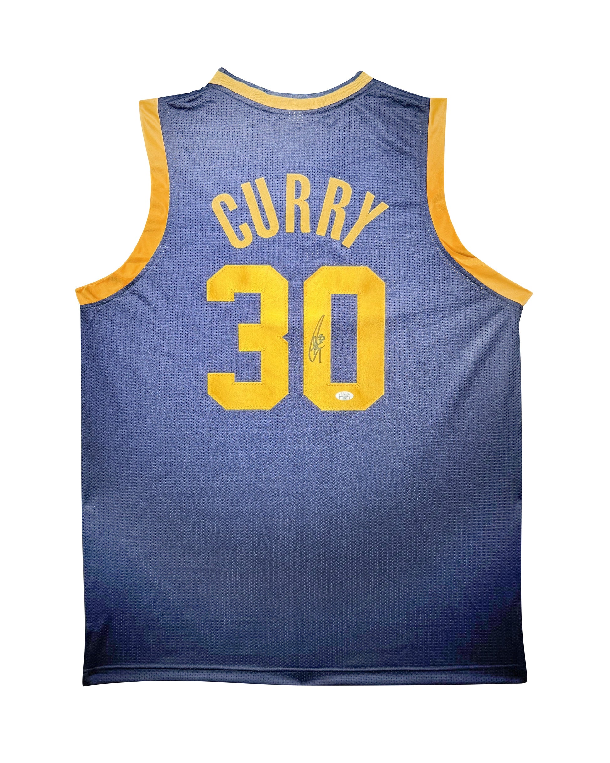 Maillot Custom Golden Sate Warriors signe par Stephen Curry et certifie par JSA authentic-signatures