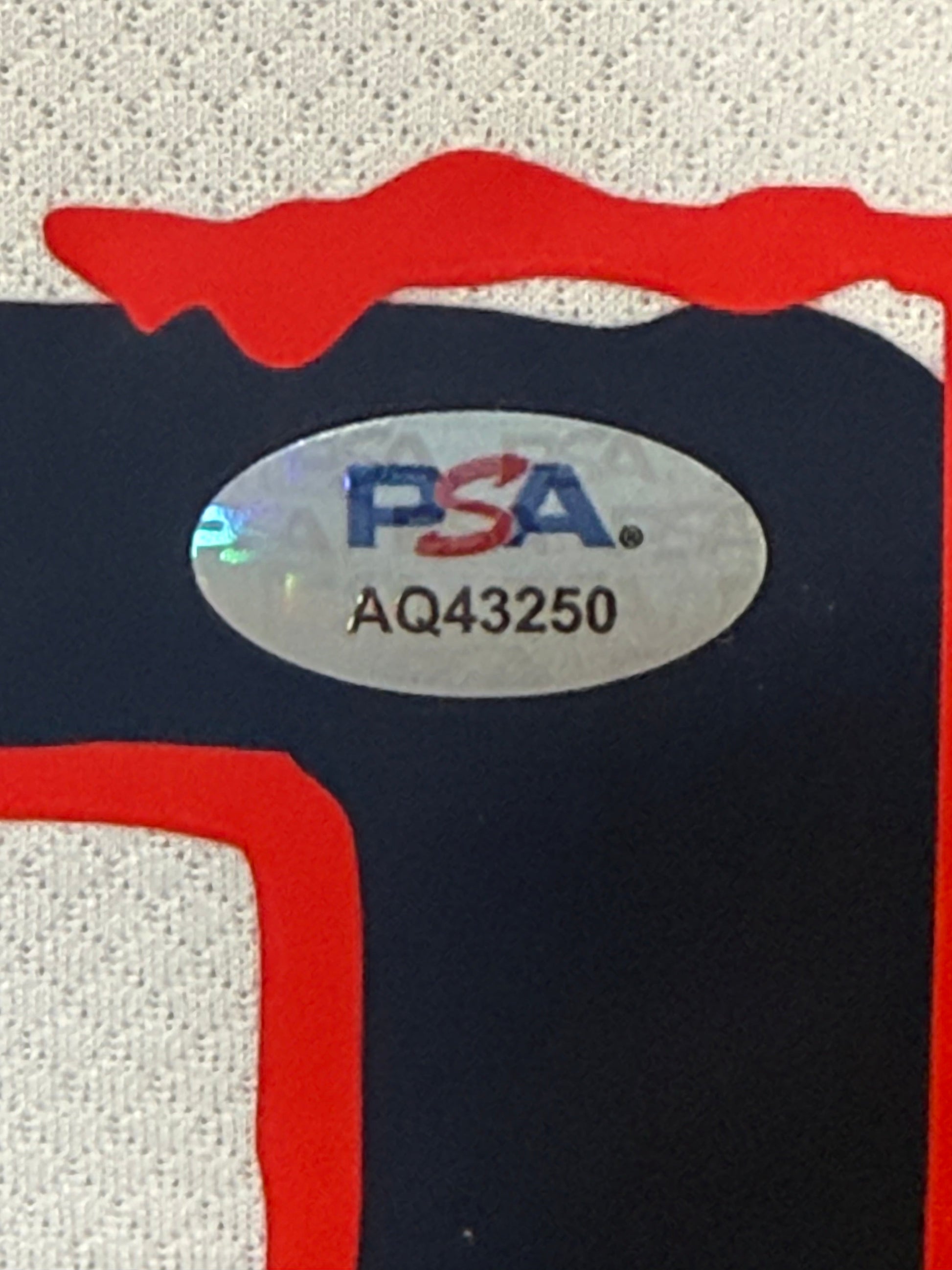 Maillot Authentique Paris Saint Germain signé par Desire Doue et certifié par JSA authentic-signatures