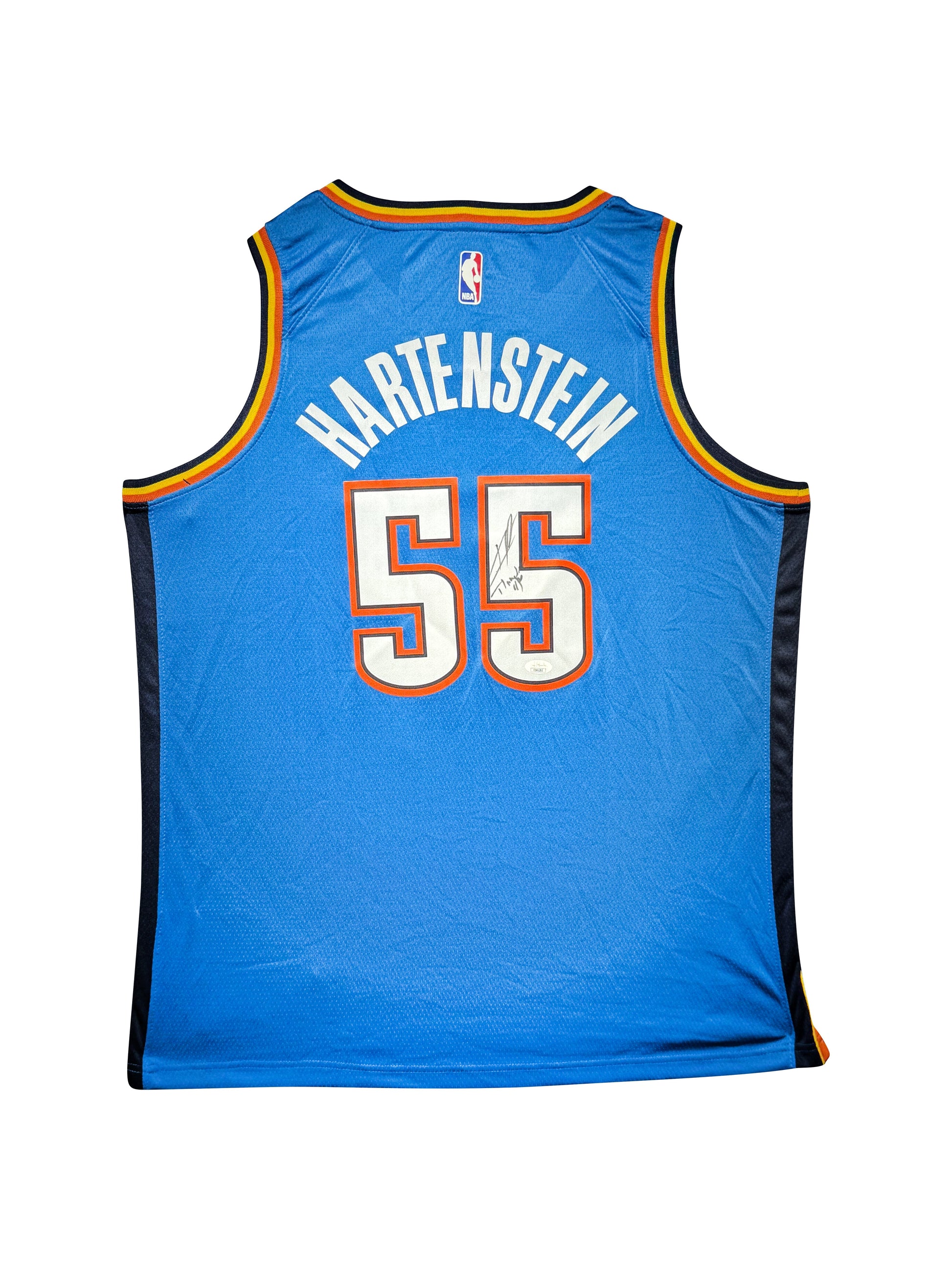 Maillot Authentique Domicile  OKC Thunder signe par Isaiah Hartenstein certifie par JSA authentic-signatures