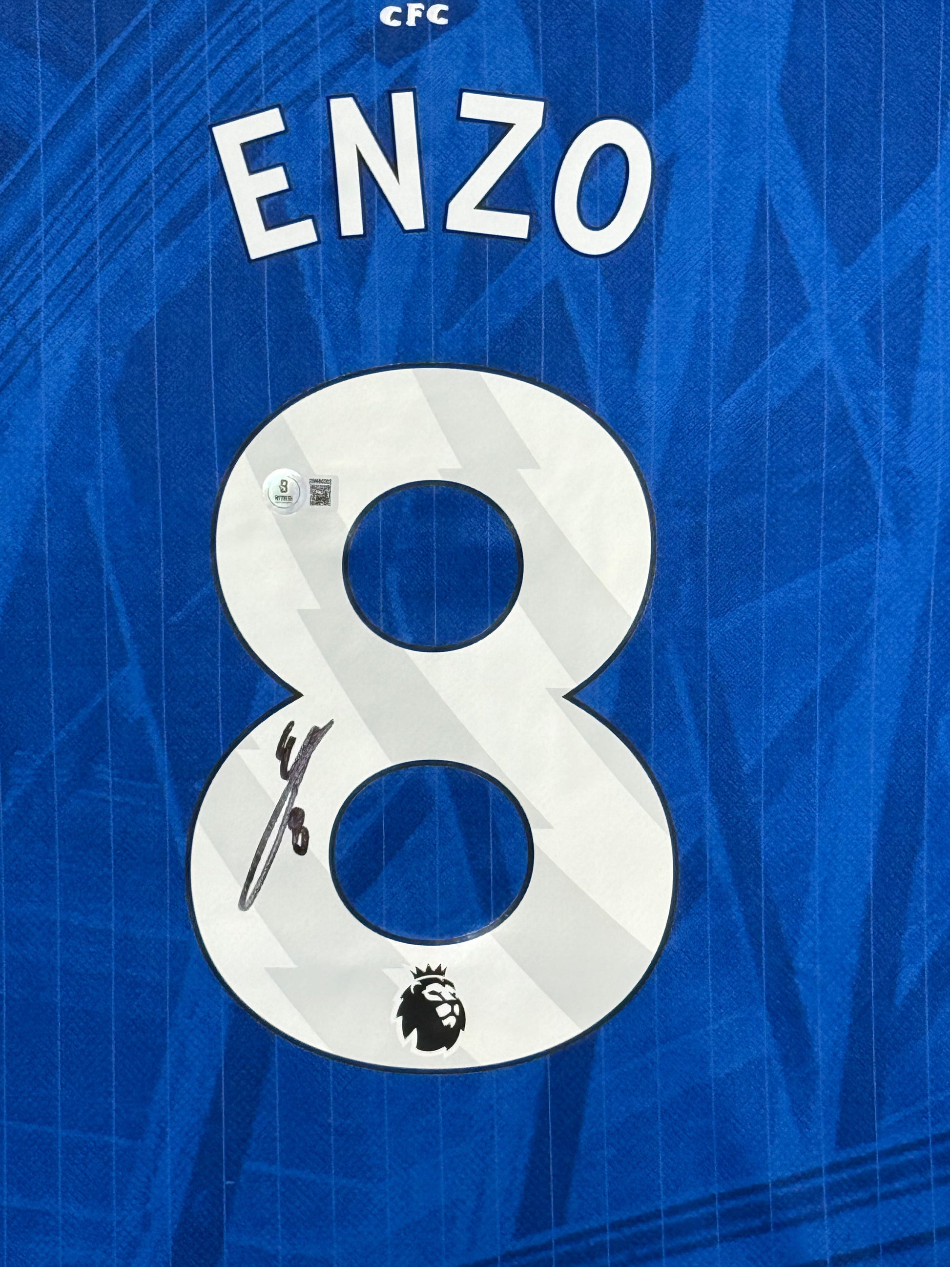 Maillot authentique de Chelsea FC signé par Enzo Fernandez et certifié par Beckett authentic-signatures