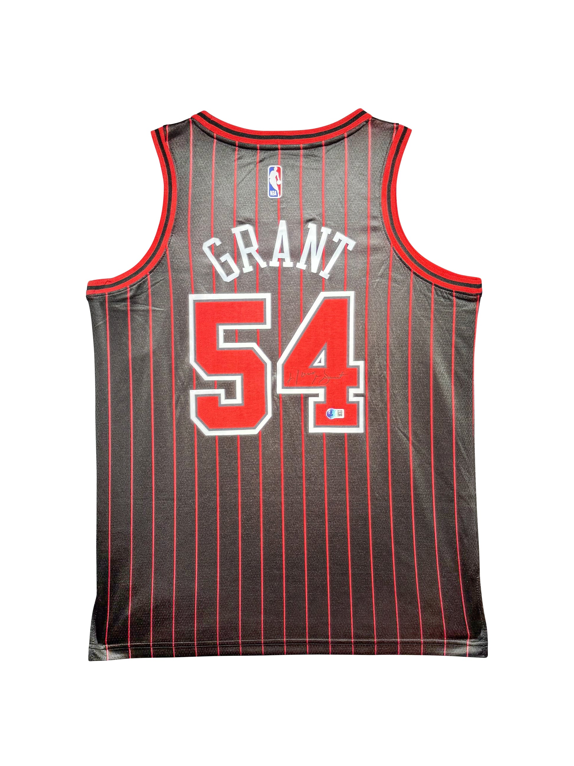 Maillot Authentique Exterieur Chicago Bulls signe par Horace Grant certifie par Beckett authentic-signatures
