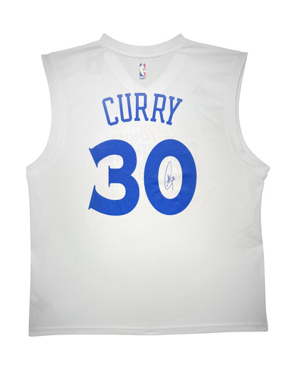 Maillot Authentique Champions 2017 Golden Sate Warriors signe par Stephen Curry et certifie par JSA authentic-signatures