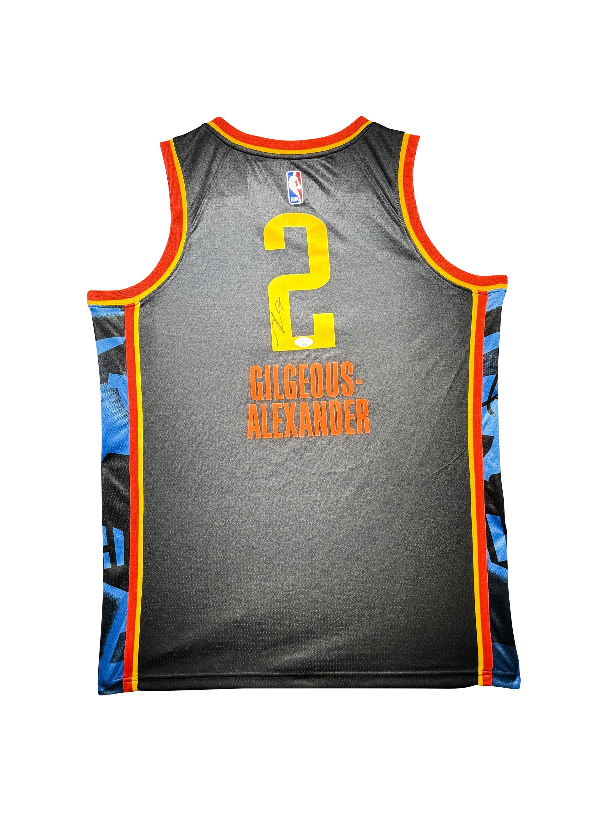 Maillot Authentique Exterieur OKC Thunder signe par Shai Gilgeous Alexander certifie par JSA authentic-signatures