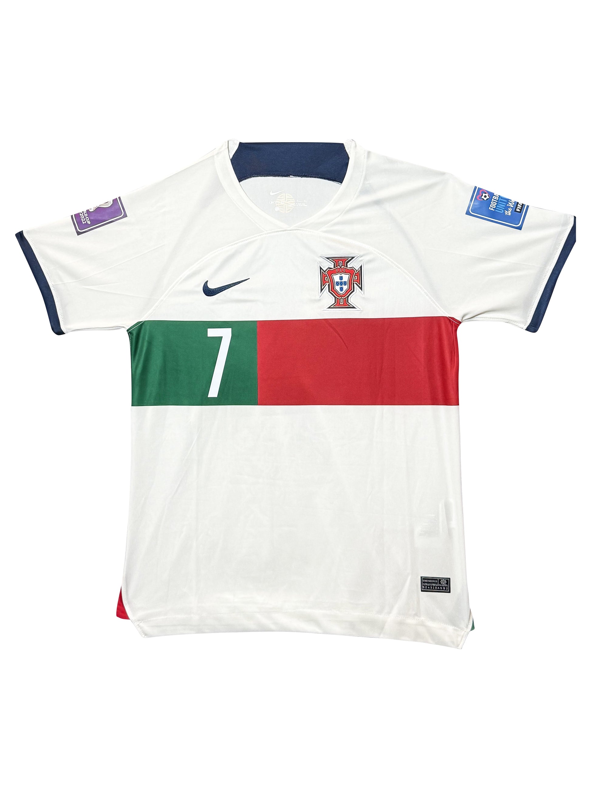 Maillot Authentique Equipe du portugal Coupe du monde 2022 signé par Cristiano Ronaldo certifié par Beckett authentic-signatures