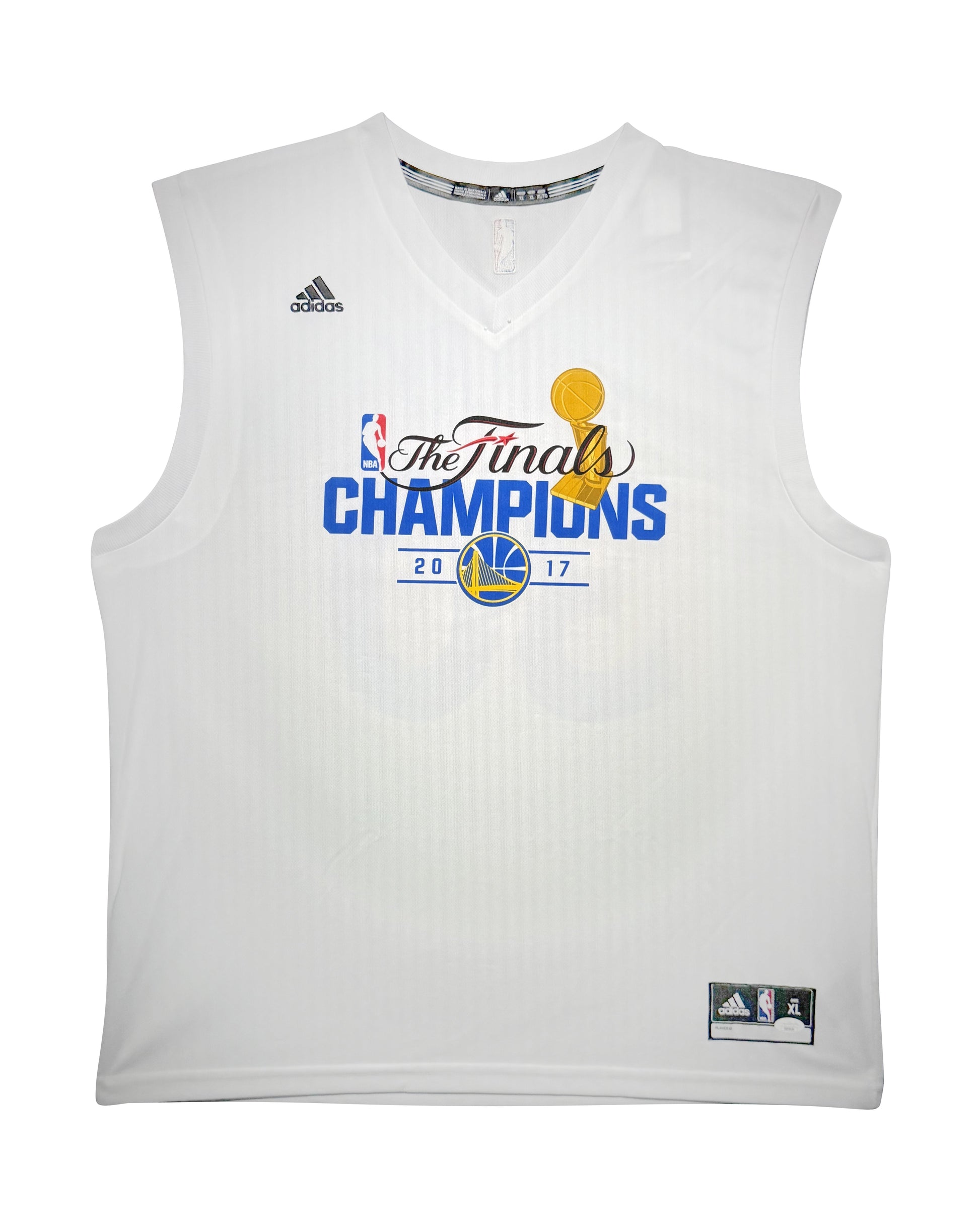 Maillot Authentique Champions 2017 Golden Sate Warriors signe par Stephen Curry et certifie par JSA authentic-signatures