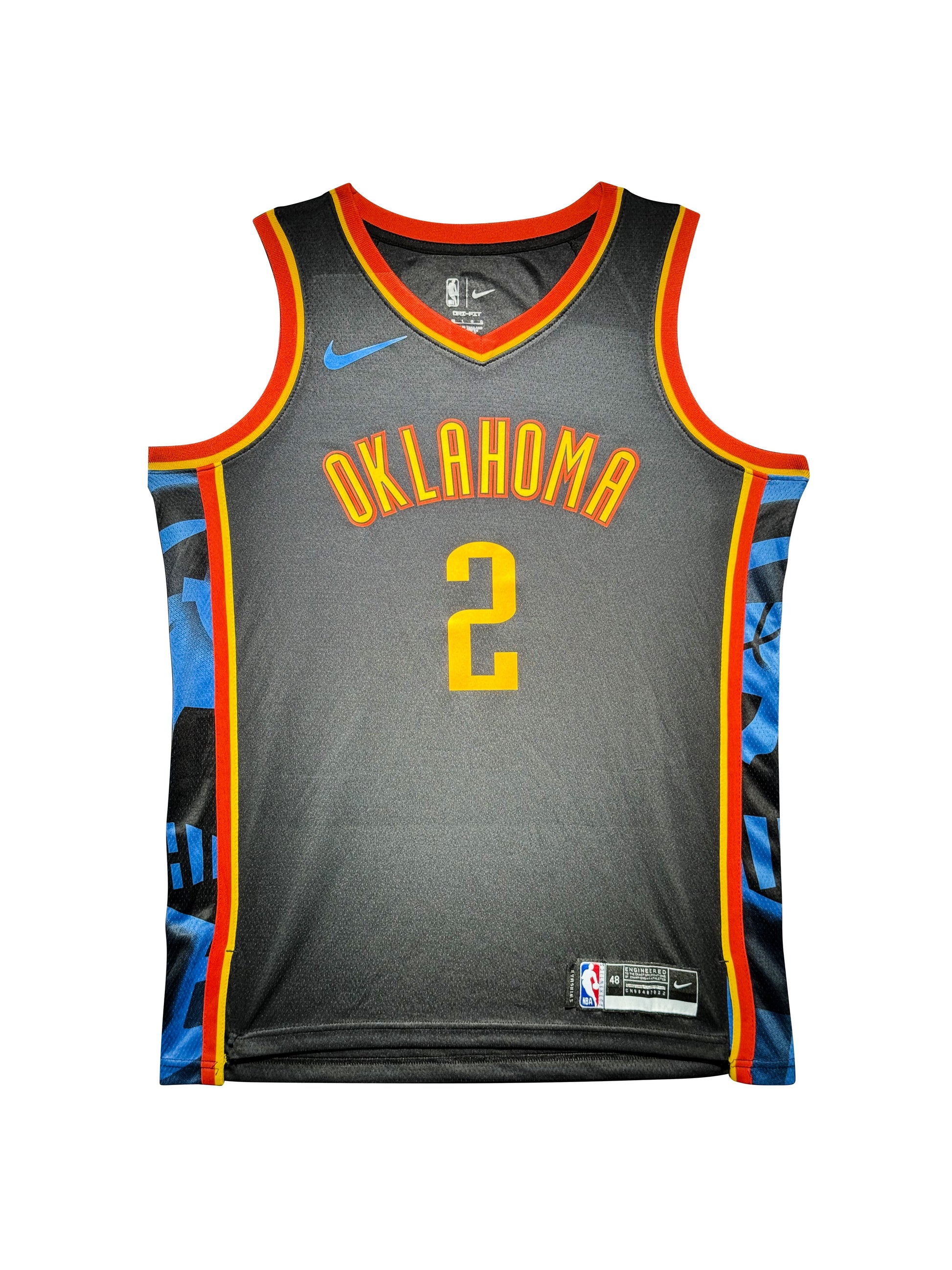 Maillot Authentique Exterieur OKC Thunder signe par Shai Gilgeous Alexander certifie par JSA authentic-signatures