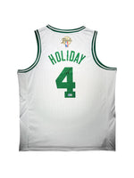 Maillot Finals Patch Authentique Exterieur signe par Jrue Holiday certifie par Beckett authentic-signatures