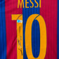 Maillot Authentique FC Barcelone saison 2016-17 Remontada  signé par Lionel Messi et certifié par Beckett authentic-signatures