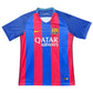Maillot Authentique FC Barcelone saison 2016-17 Remontada  signé par Lionel Messi et certifié par Beckett authentic-signatures