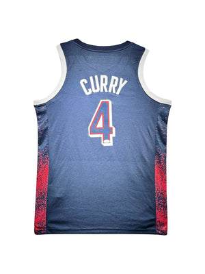Maillot Authentique Exterieur Team USA Edition Jeux Olympiques Paris 2024 signe par Stephen Curry et certifie par JSA authentic-signatures