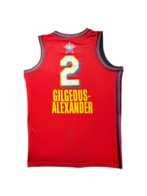 Maillot Authentique All Star Game 2025 signe par Shai Gilgeous Alexander certifie par PSA authentic-signatures