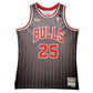 Maillot NBA Finals Authentique Mitchell and Ness Exterieur Chicago Bulls  signe par Steve Kerr certifie par PSA authentic-signatures