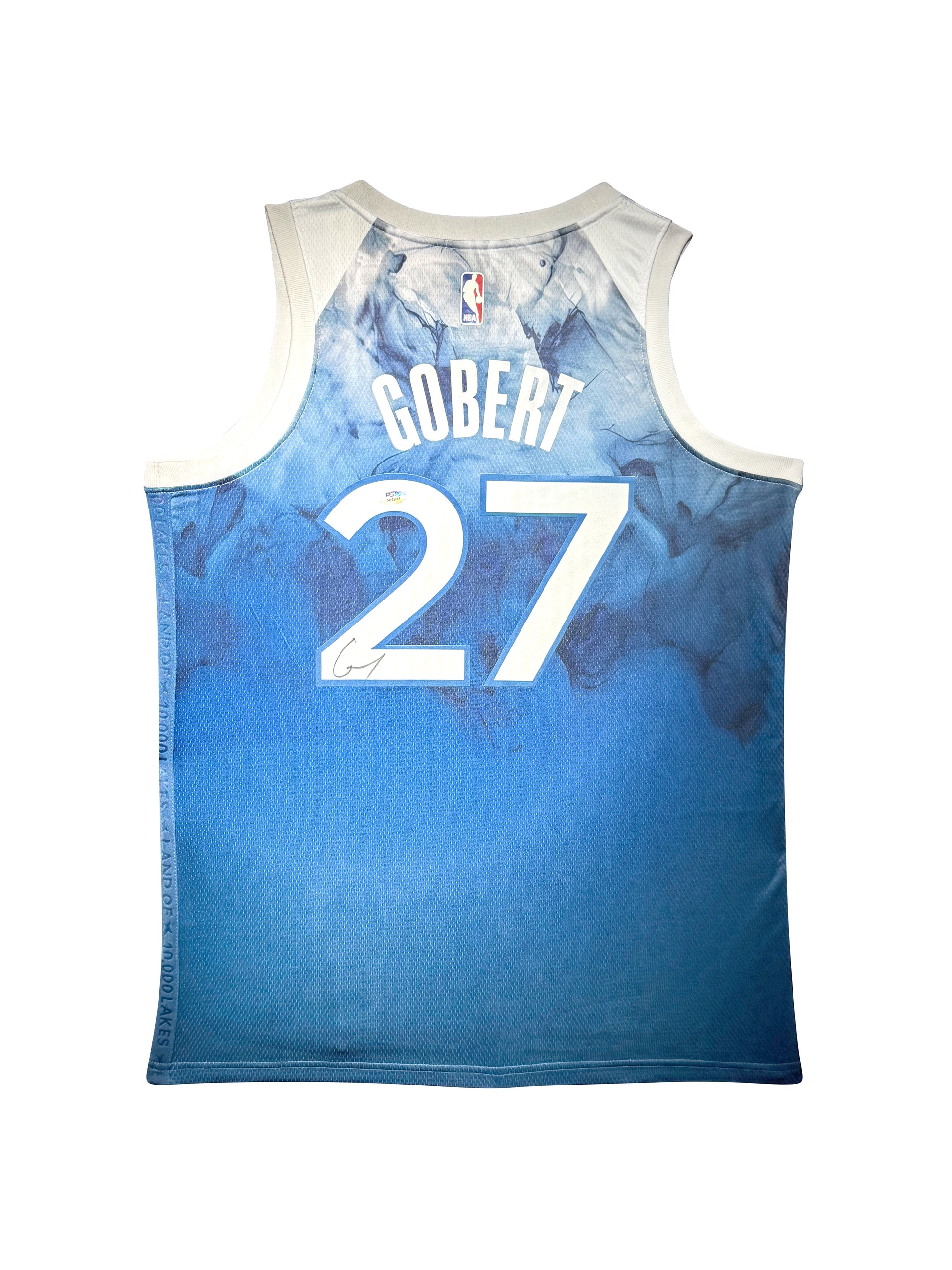 Maillot Authentique Domicile  Minnesota Grizzlies signe par Rudy Gobert certifie par PSA authentic-signatures