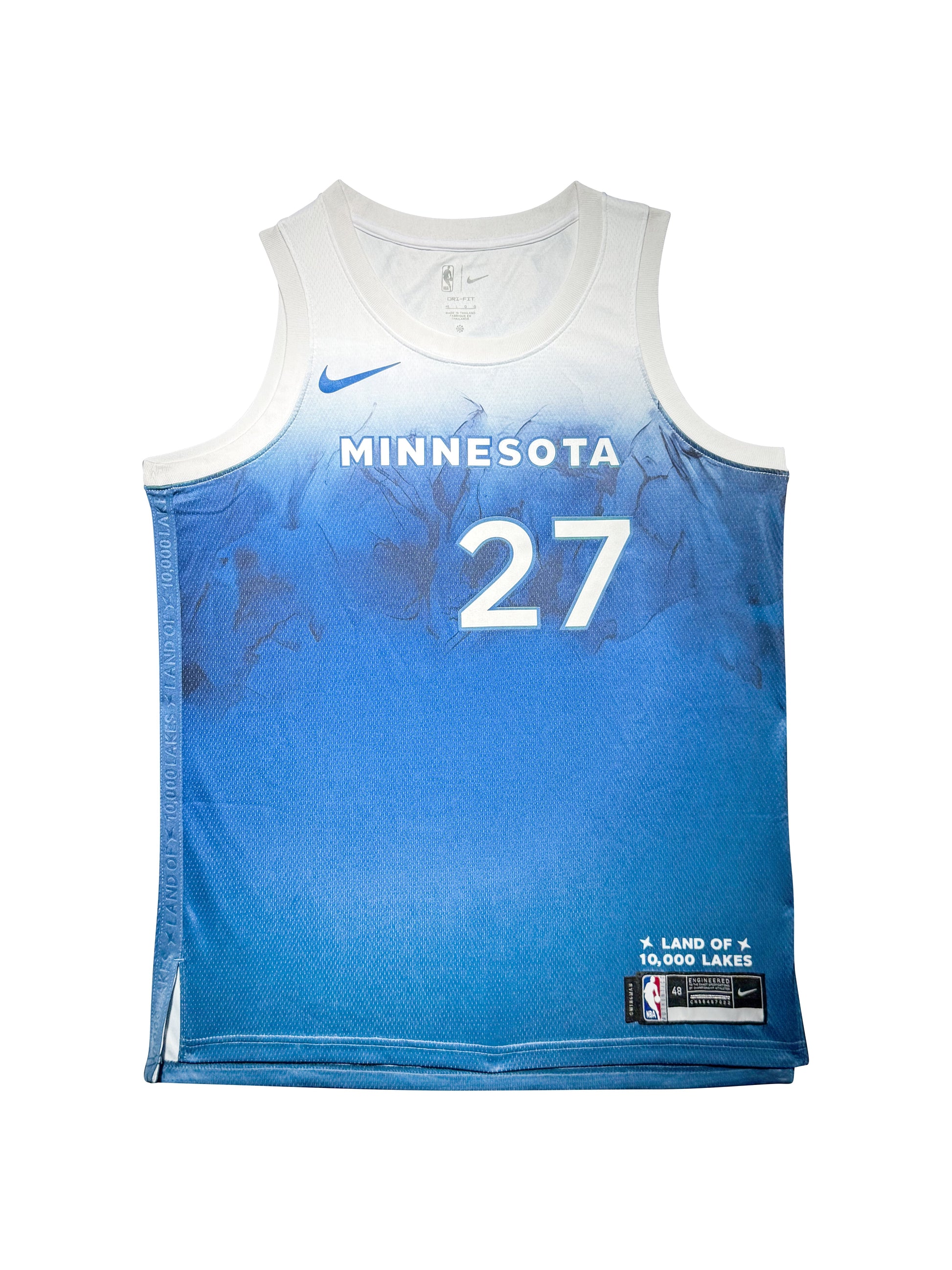 Maillot Authentique Domicile  Minnesota Grizzlies signe par Rudy Gobert certifie par PSA authentic-signatures