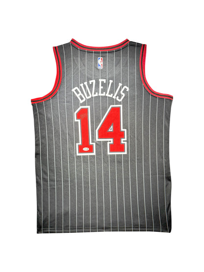 Maillot Authentique Exterieur Chicago Bulls signe par Matas Buzelis certifie par PSA authentic-signatures